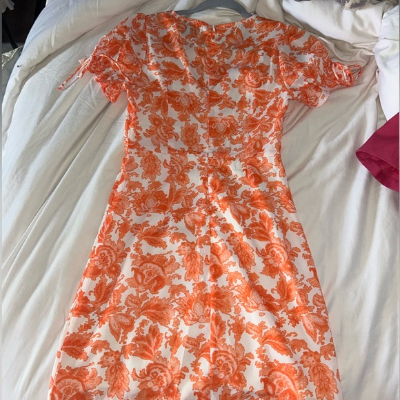 Hello Molly Orange mini dress - Picture 3 of 4